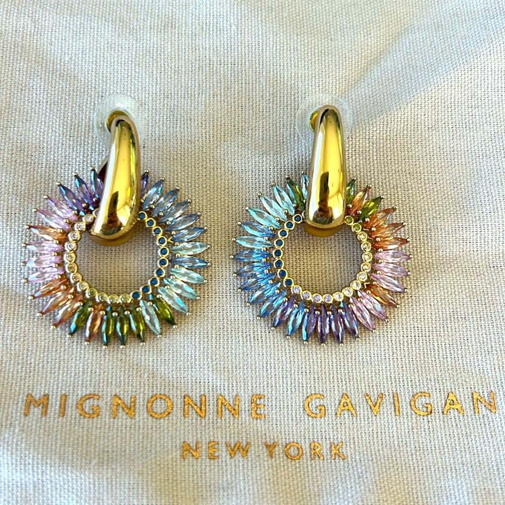 Mignonne Gavigan jewel toned earrings